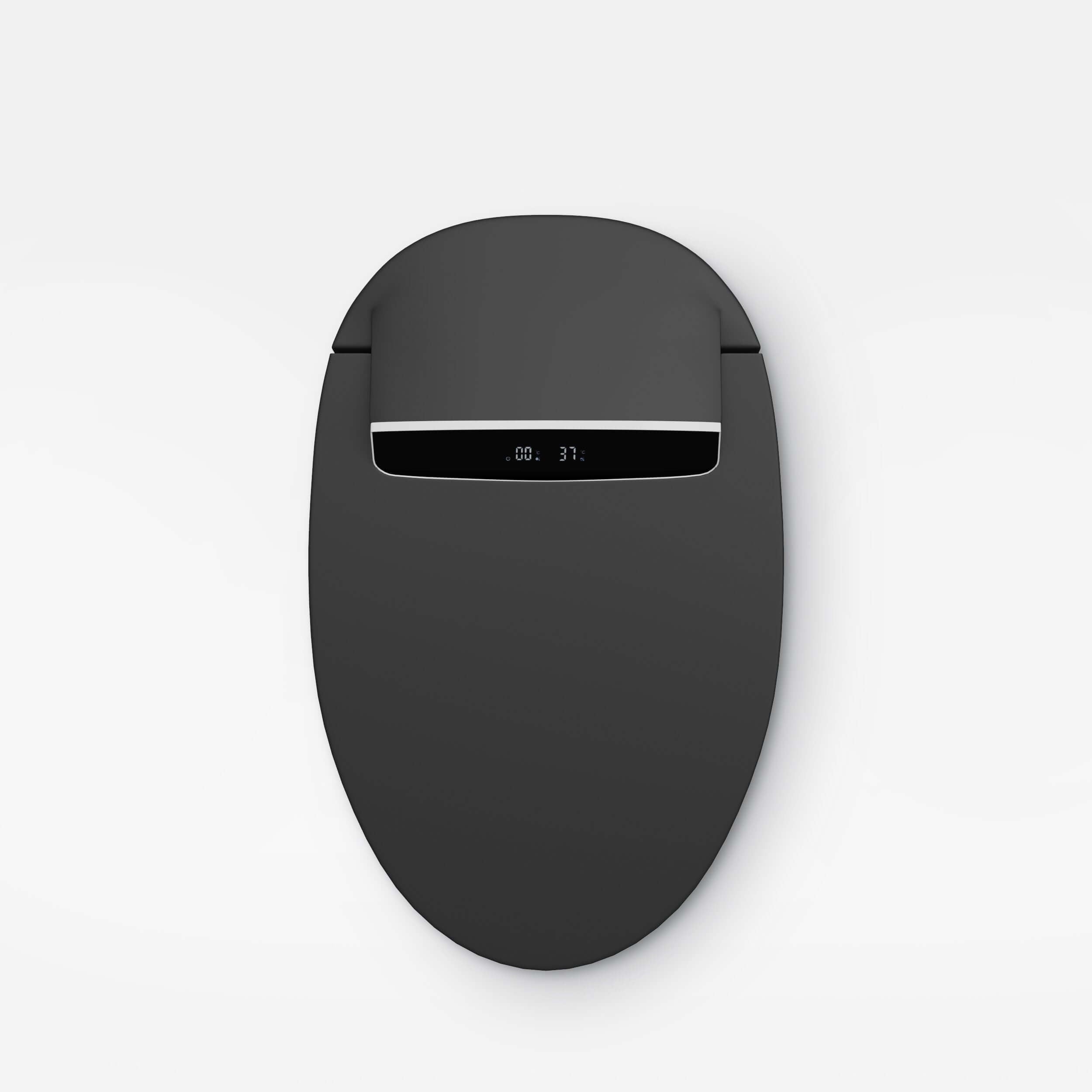 Hynova AX1 Automatic Smart Bidet Toilet, Auto Open/Close Lid Black 1.28 GPF, cUPC & ETL