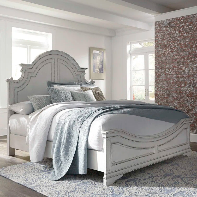 Colchester Panel Bed, Dresser & Mirror, Night Stand