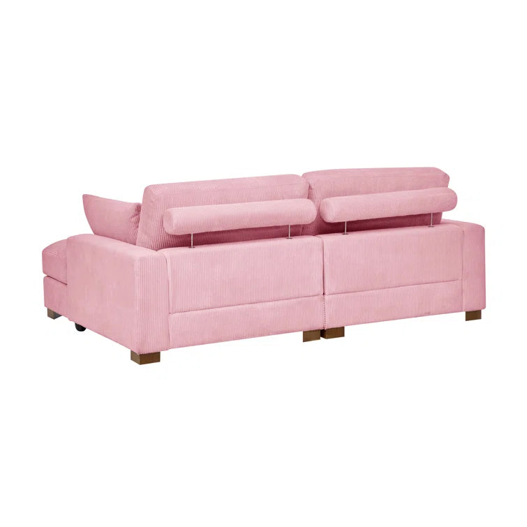 Mordecai 90'' Corduroy Sleeper Sofa