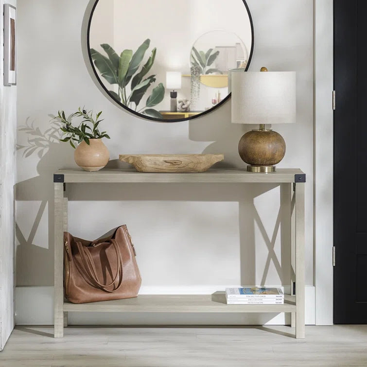 Larenda Entryway Table with Open Shelf Storage