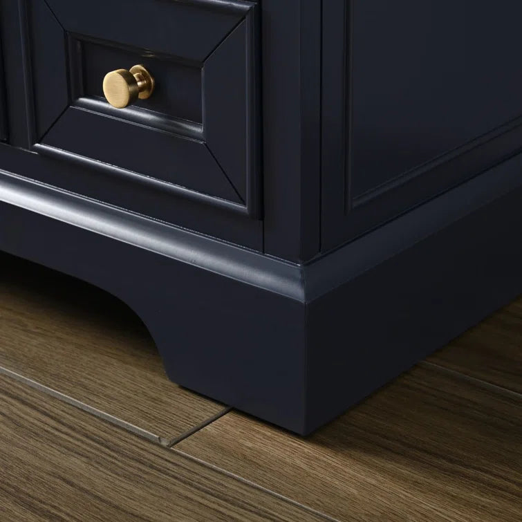 Annaline 60'' Single Bathroom Vanity with Engineered Stone Top
