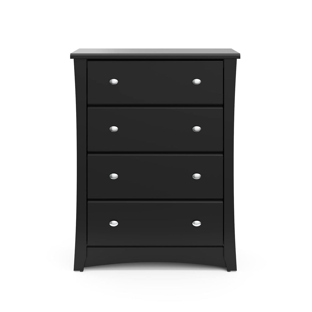 Storkcraft Crescent 6 Drawer Double Dresser (Pebble Gray) – GREENGUARD Gold Certified, For Nursery, Dresser, Kids Nursery Organizer, Chest of Drawers