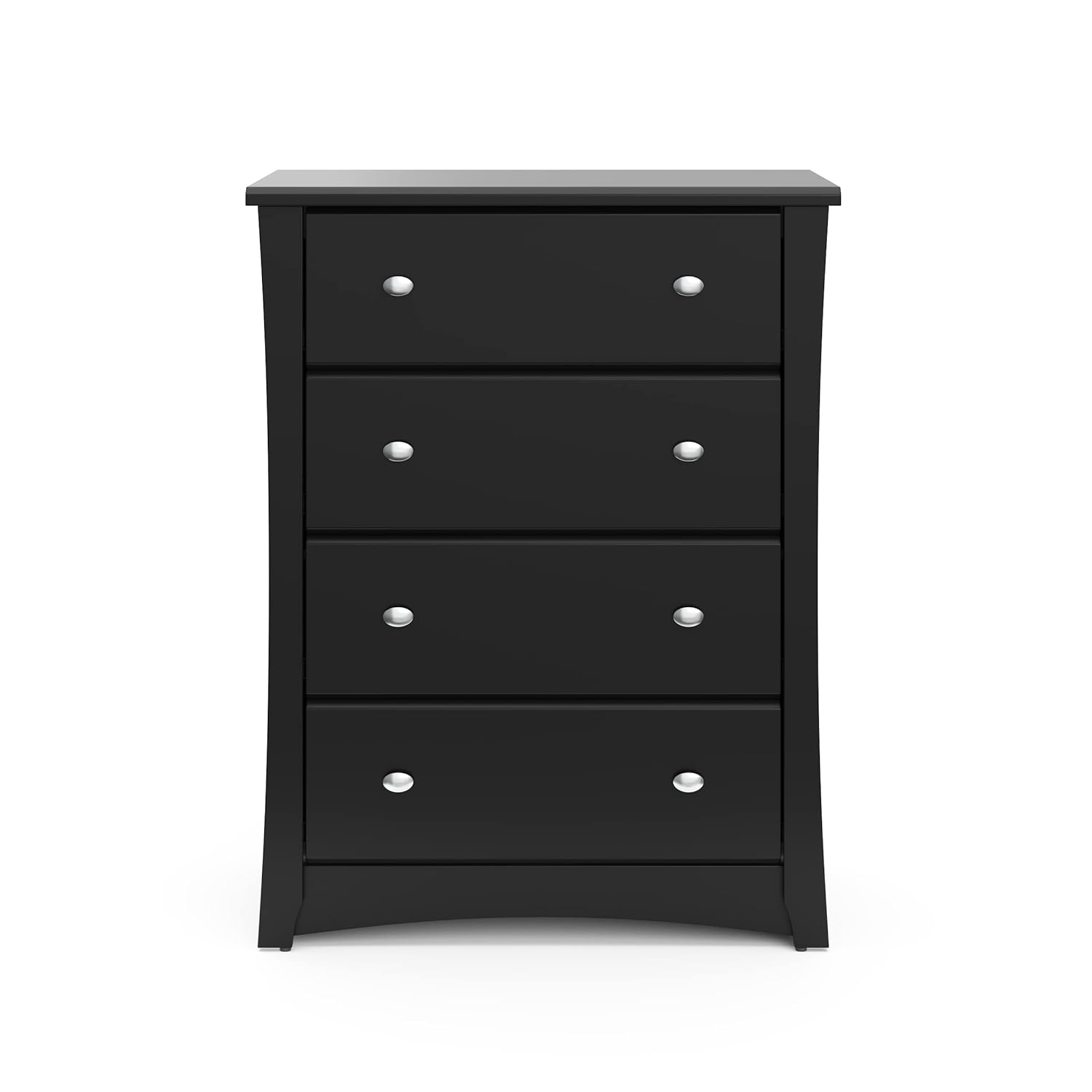 Storkcraft Crescent 6 Drawer Double Dresser (Pebble Gray) – GREENGUARD Gold Certified, For Nursery, Dresser, Kids Nursery Organizer, Chest of Drawers