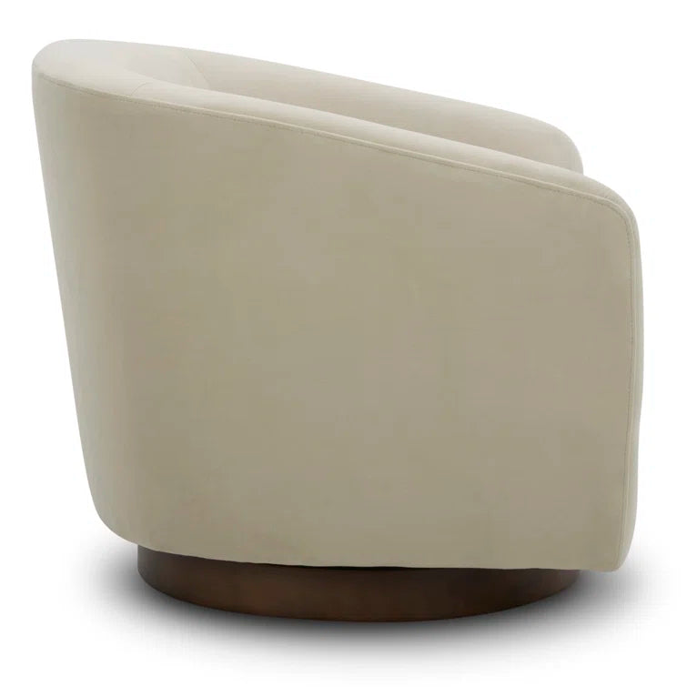 Bennett Upholstered Swivel Barrel Chair