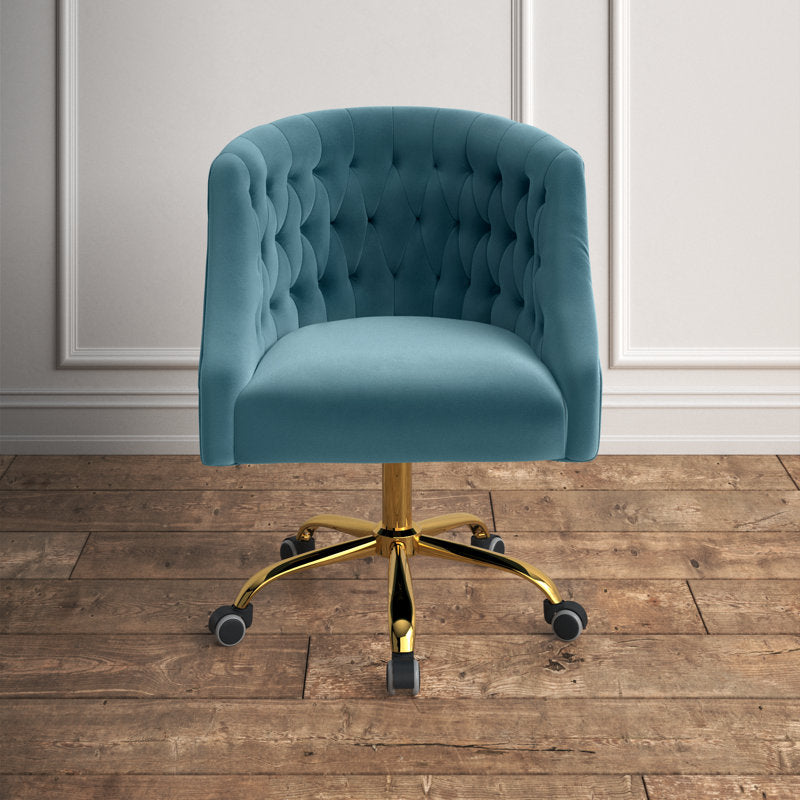 Louise Velvet Hand-Curated Task Chair