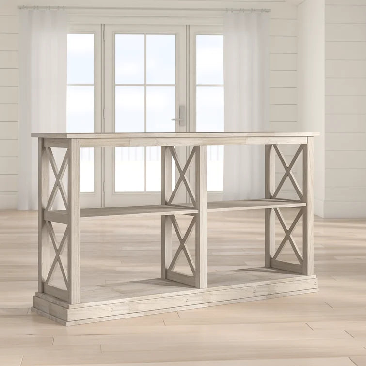Rossitano 60'' Unfinished Solid Wood Console Table