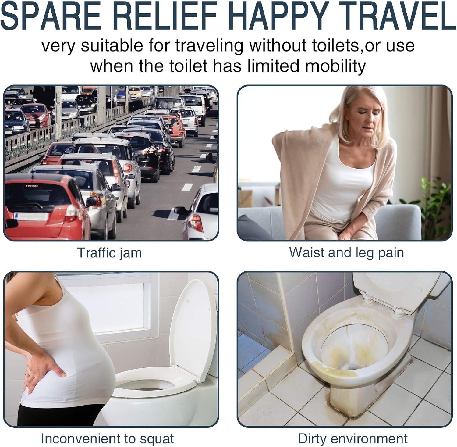 Female Urination Device,Reusable Silicone Female Urinal Foolproof Women Pee Funnel Allows Women to Pee Standing Up,Women's Urinal with Drawstring Bags is The Perfect Companion for Travel and Outdoor