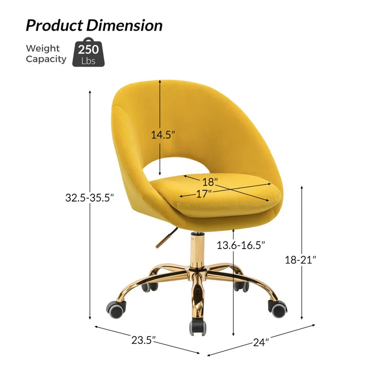 Lourdes Task Chair with Ergonomic Design