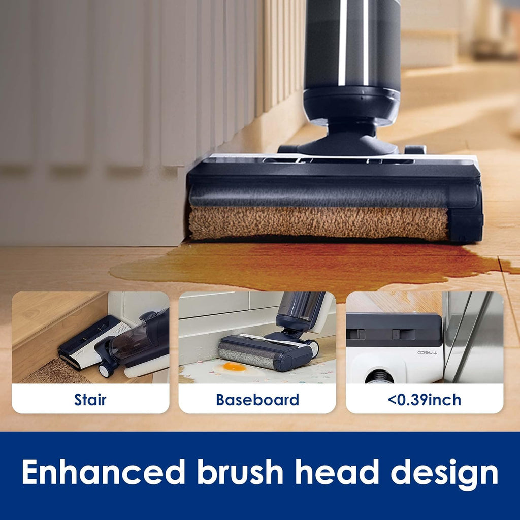 Tineco iFLOOR 5 Breeze Complete Wet Dry Vacuum Cordless Floor Washer, One-Step Cleaning for Hard Floors, Edge Clean, Auto Self-Cleaning, Lightweight & Cordless Design