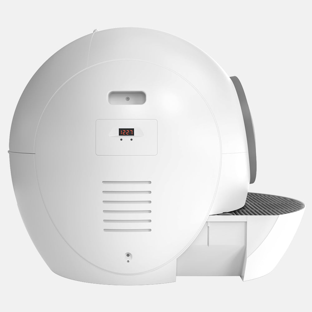 Self Cleaning Cat Litter Box, Automatic Cat Litter Box with APP Control Odor Removal Safety Protection for Multiple Cats