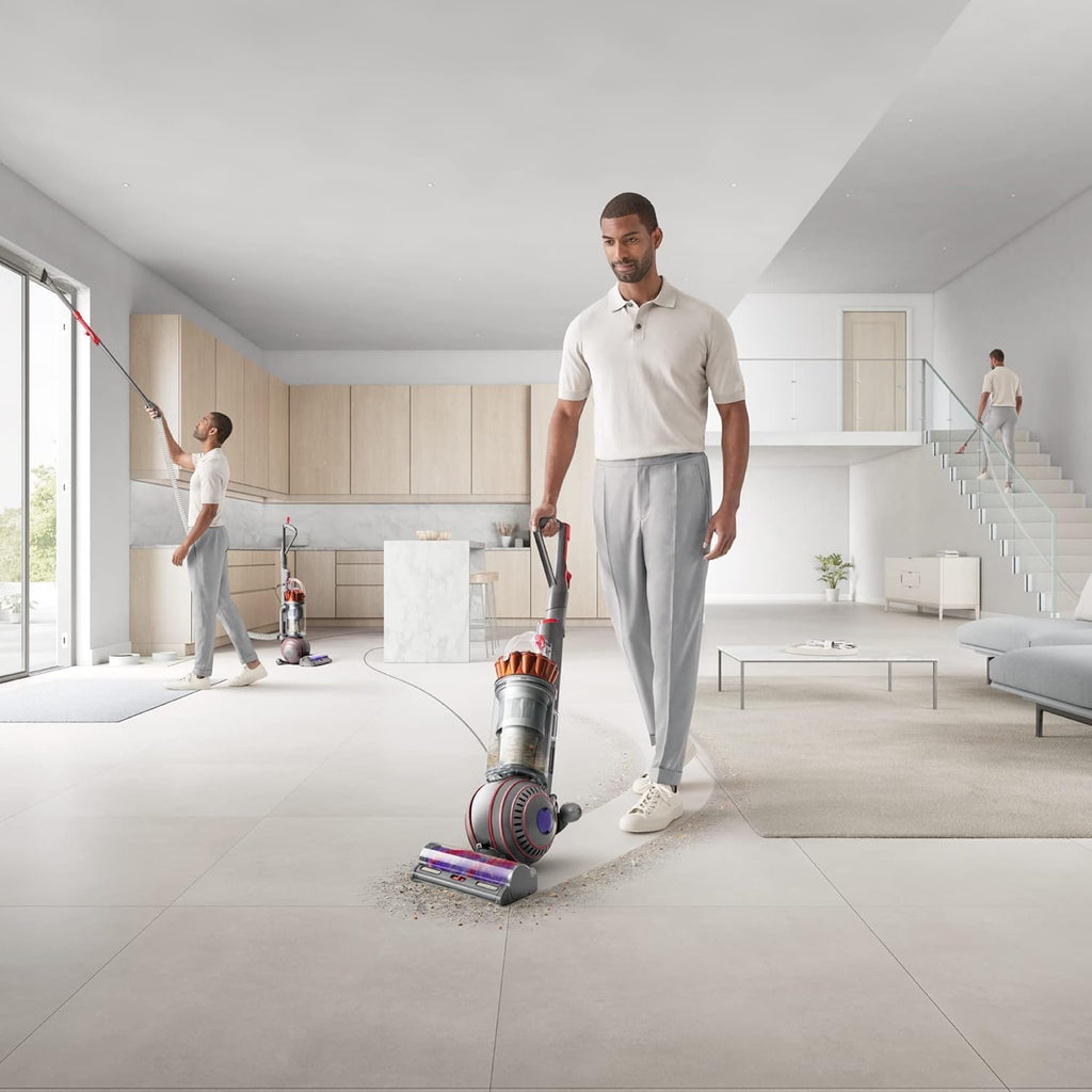 Dyson Ball Animal 2 Total Clean Upright Vacuum, Iron/Blue