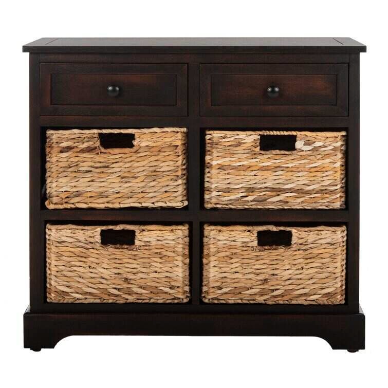 Swick 26'' Tall Solid Wood 2 - Drawer Accent Chest