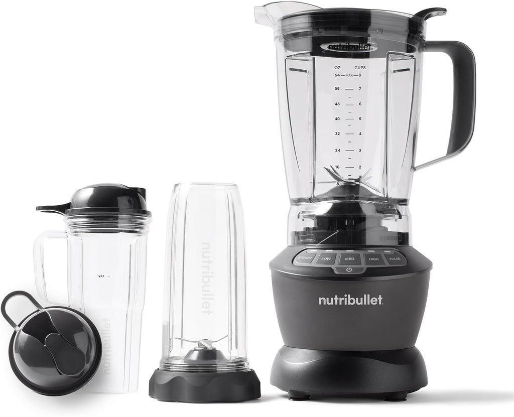NutriBullet ZNBF30500Z Blender Combo 1200 Watt, 1200W, Dark Gray