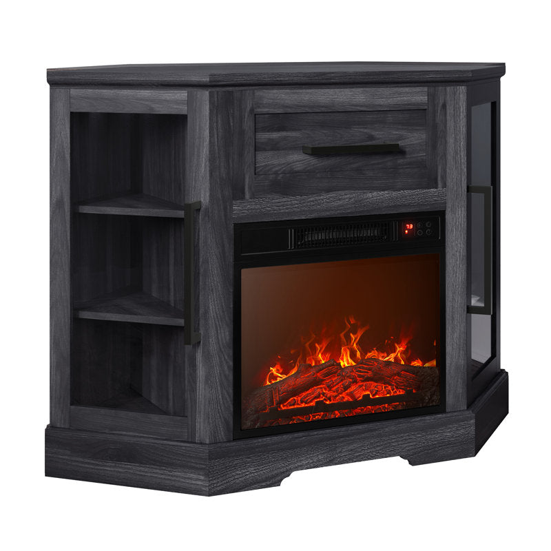 Lakeisha TV Stand for to 43" with Electric Fireplace Included