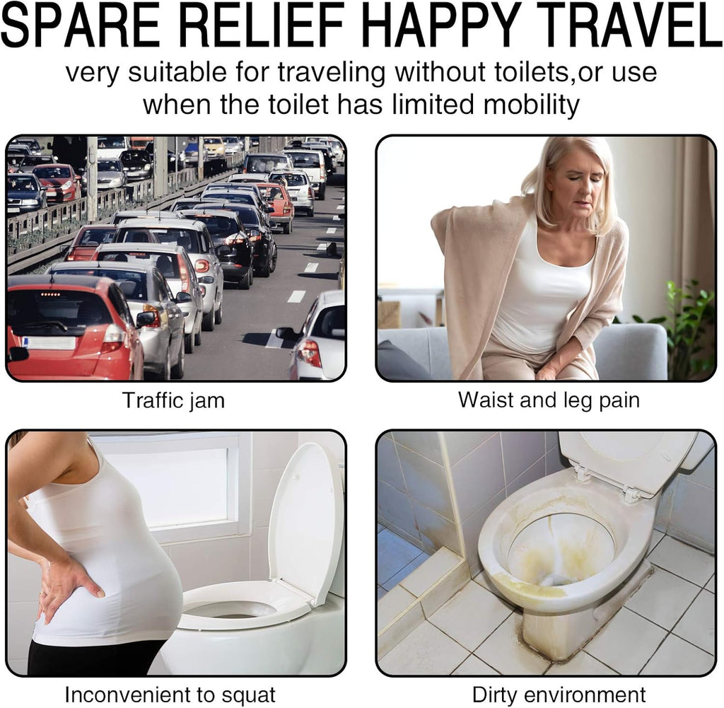 Female Urination Device,Reusable Silicone Female Urinal Foolproof Women Pee Funnel Allows Women to Pee Standing Up,Women's Urinal with Drawstring Bags is The Perfect Companion for Travel and Outdoor