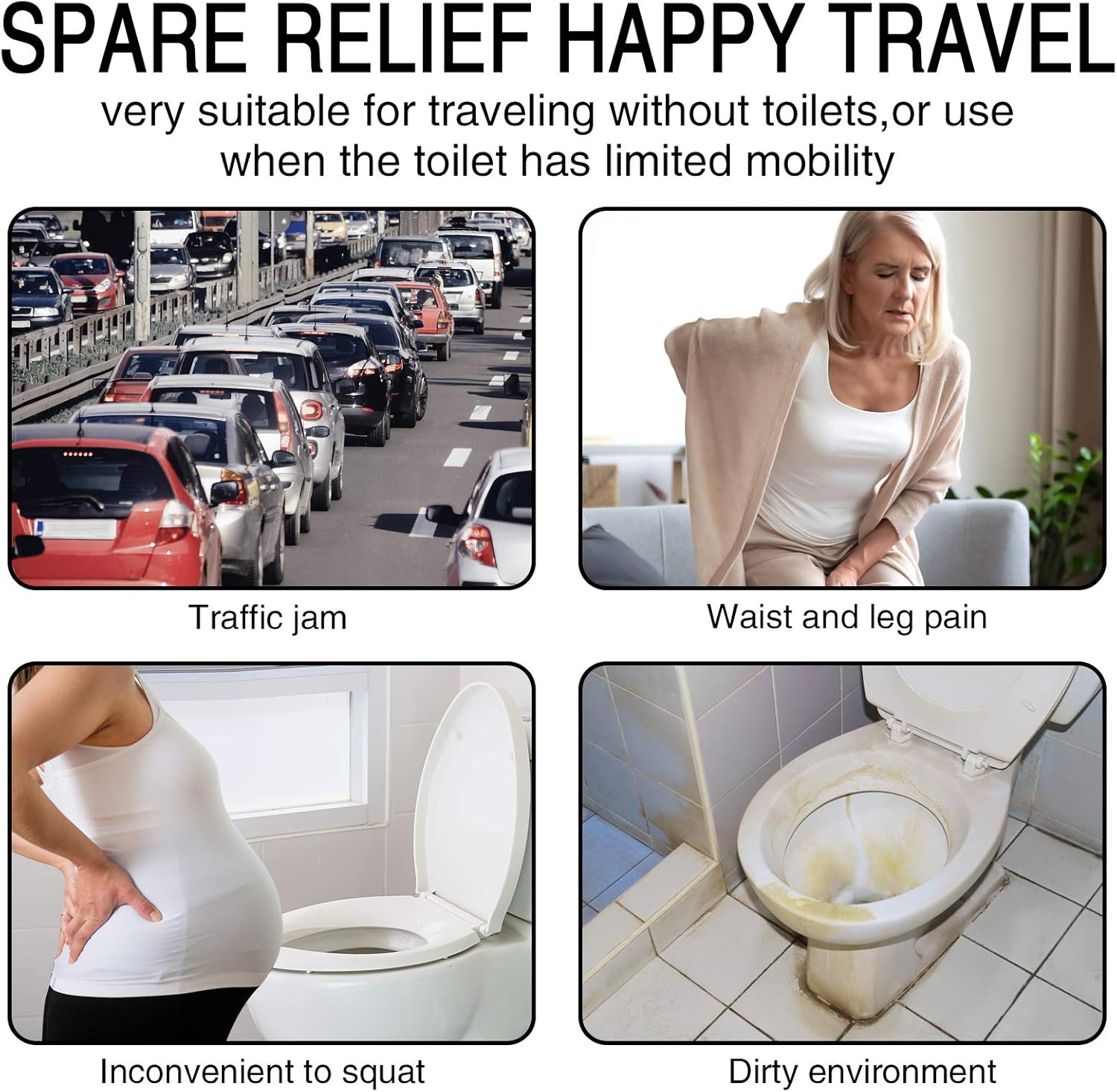 Female Urination Device,Reusable Silicone Female Urinal Foolproof Women Pee Funnel Allows Women to Pee Standing Up,Women's Urinal with Drawstring Bags is The Perfect Companion for Travel and Outdoor