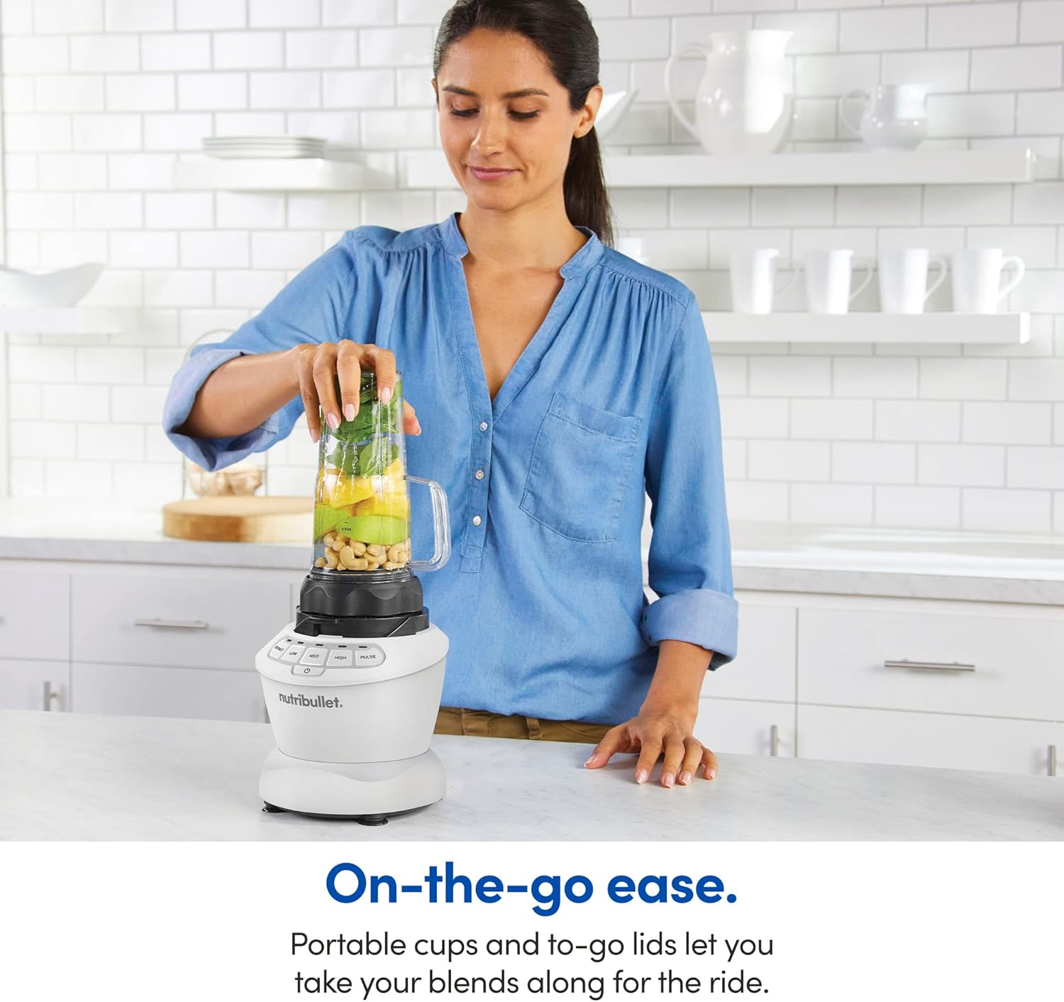 NutriBullet ZNBF30500Z Blender Combo 1200 Watt, 1200W, Dark Gray