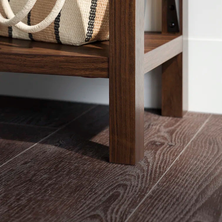 Larenda Entryway Table with Open Shelf Storage