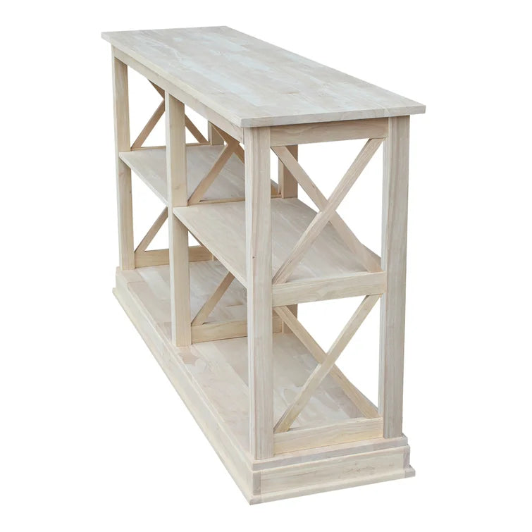 Rossitano 60'' Unfinished Solid Wood Console Table