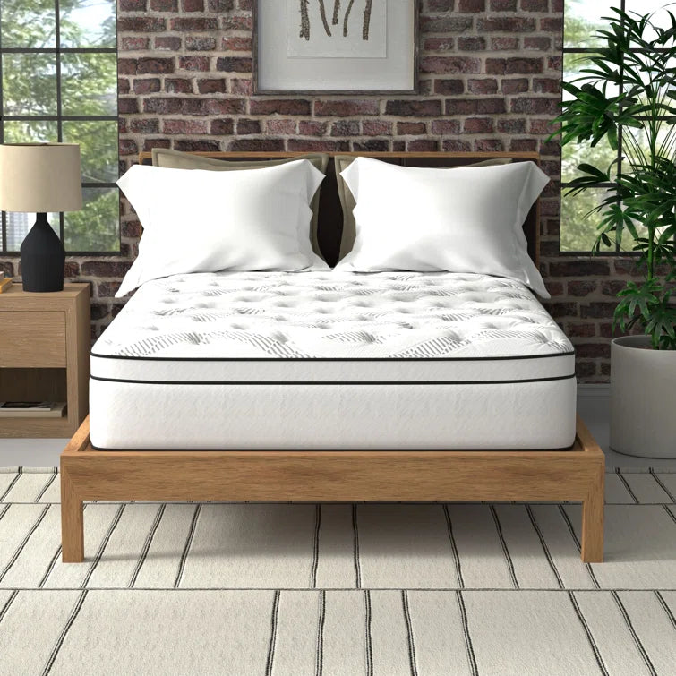 Wayfair 14" Plush Cooling Gel Hybrid Mattress