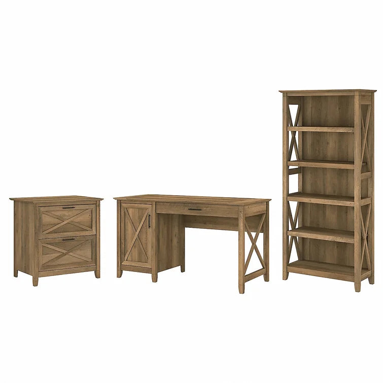Huckins 3 Piece Rectangular Computer Desk Office Set