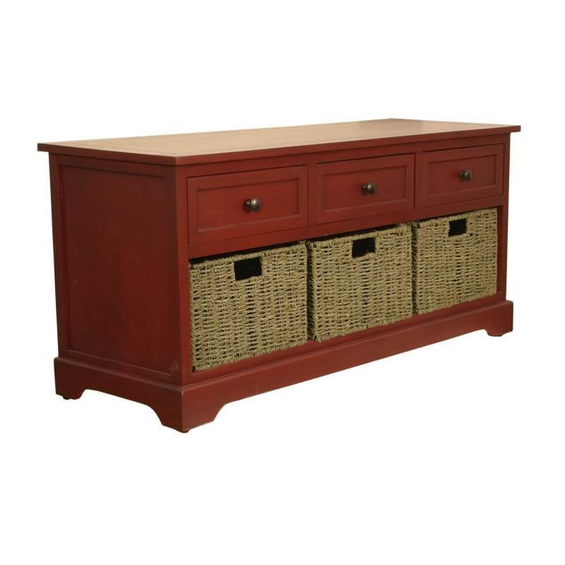 Kaler Drawers Storage Bench