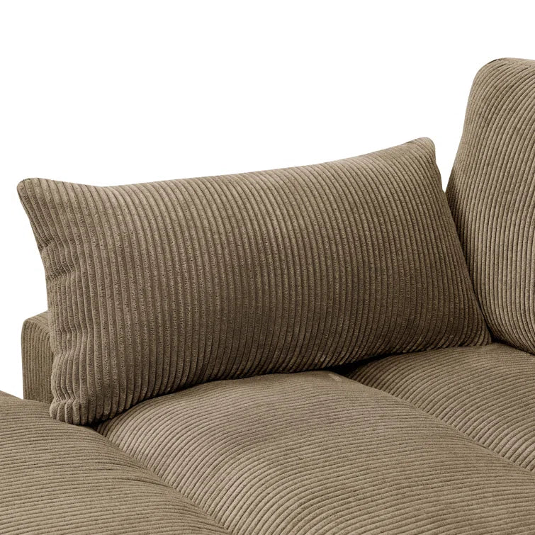 Mordecai 90'' Corduroy Sleeper Sofa