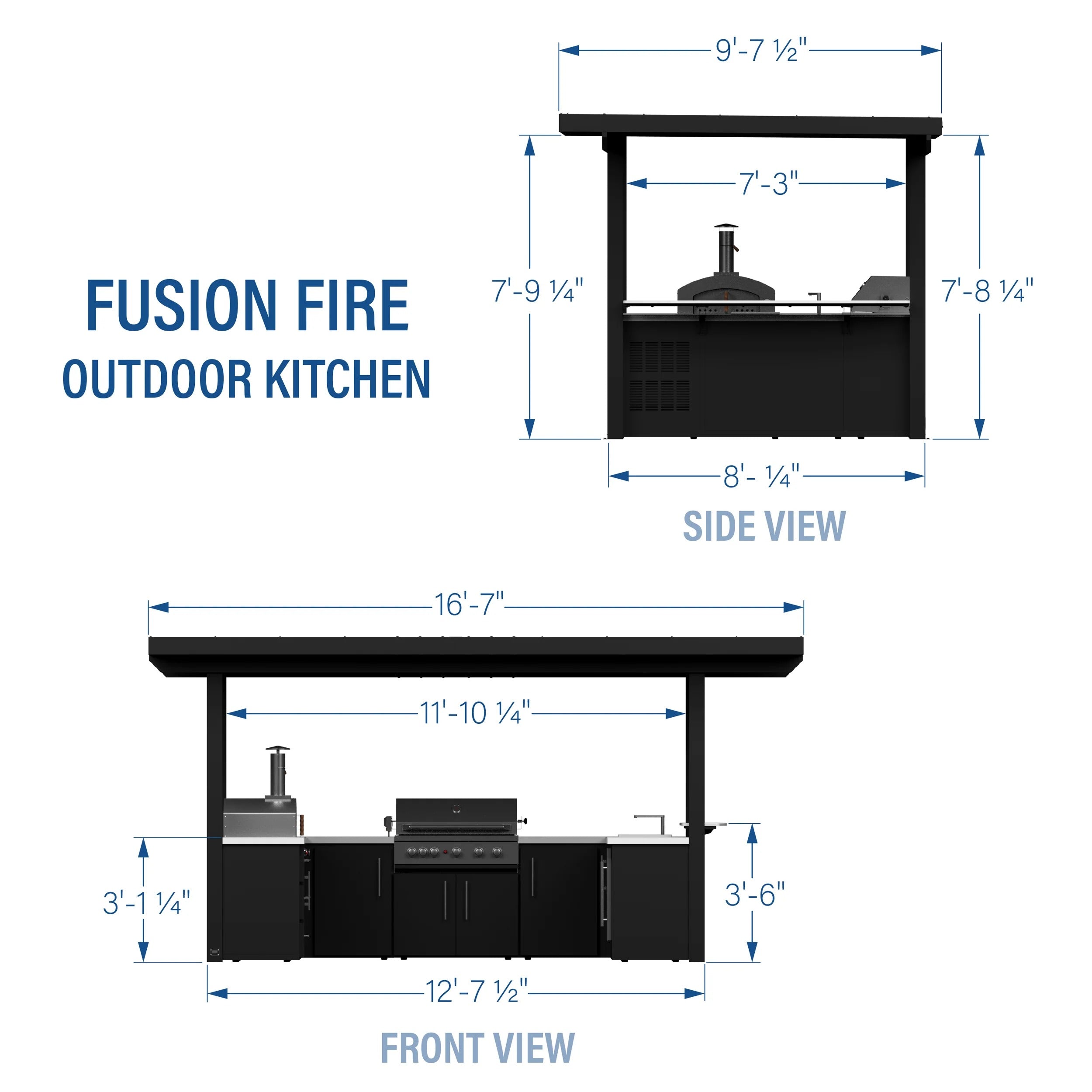 🔥Last Day Promotion🔥Fusion Fire Outdoor Kitchen