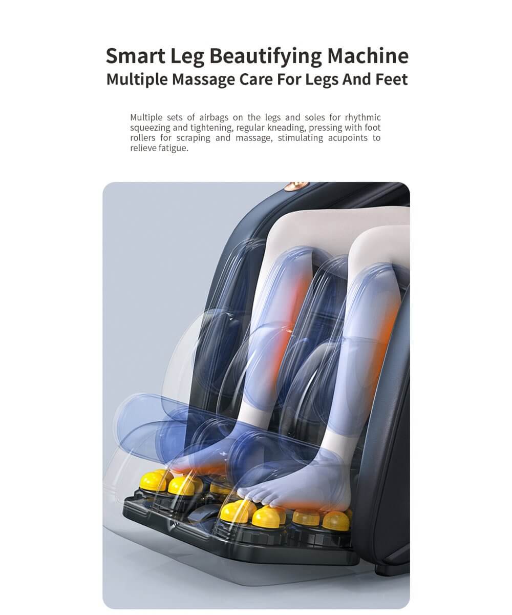 2025 Full Body 4D Massage Chair SL Track Zero Gravity, Shiatsu Recliner, Zero Gravity, Shiatsu, Heat, Foot Roller, Bluetooth