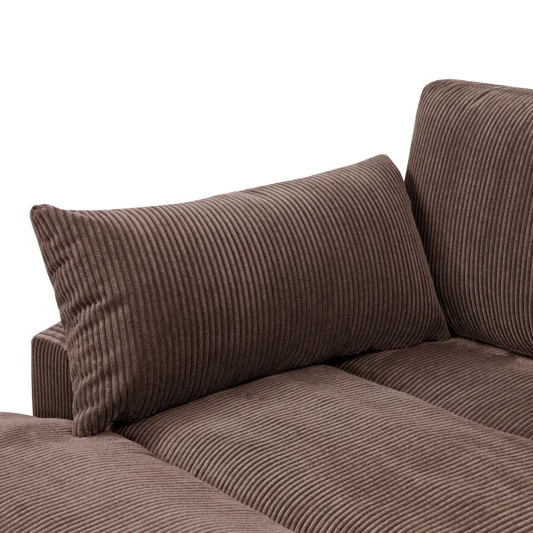 Mordecai 90'' Corduroy Sleeper Sofa