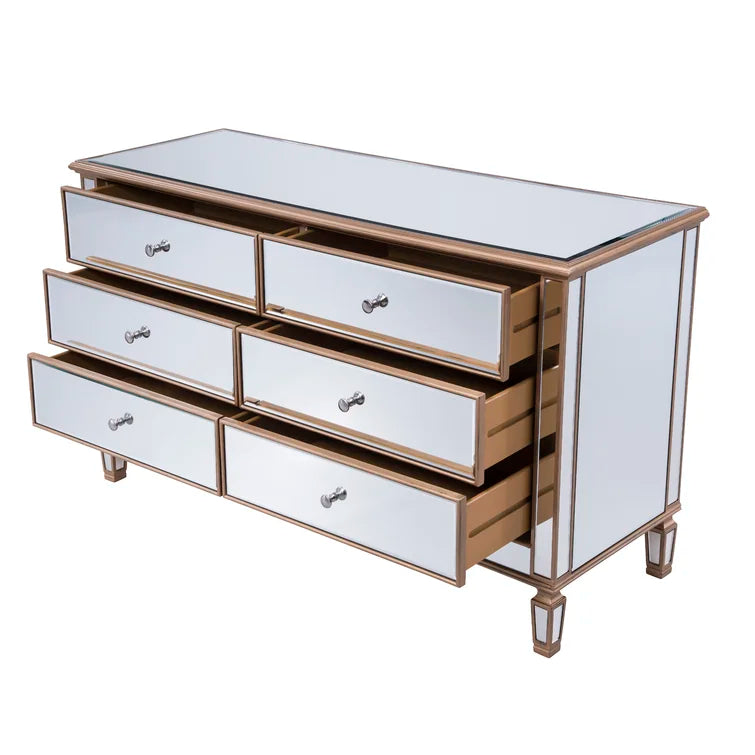 Brixton 6 Drawer 60" W Double Dresser