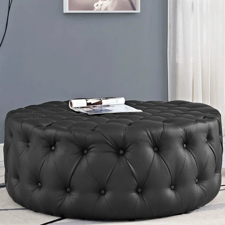Modway Copper Grove Harrison Blue Amour Fabric Ottoman
