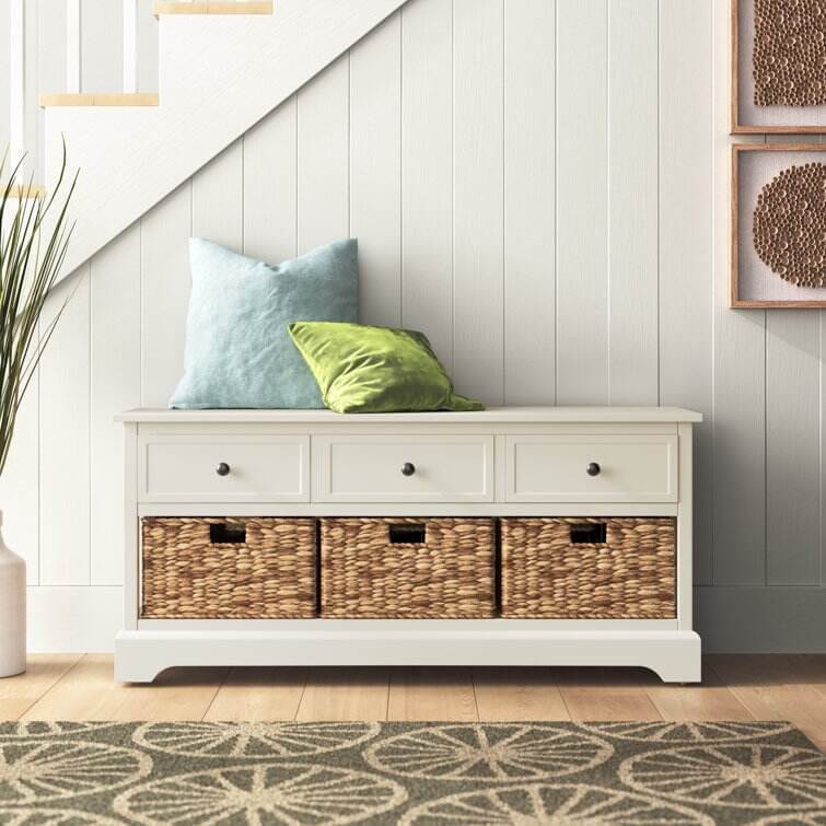 Kaler Drawers Storage Bench