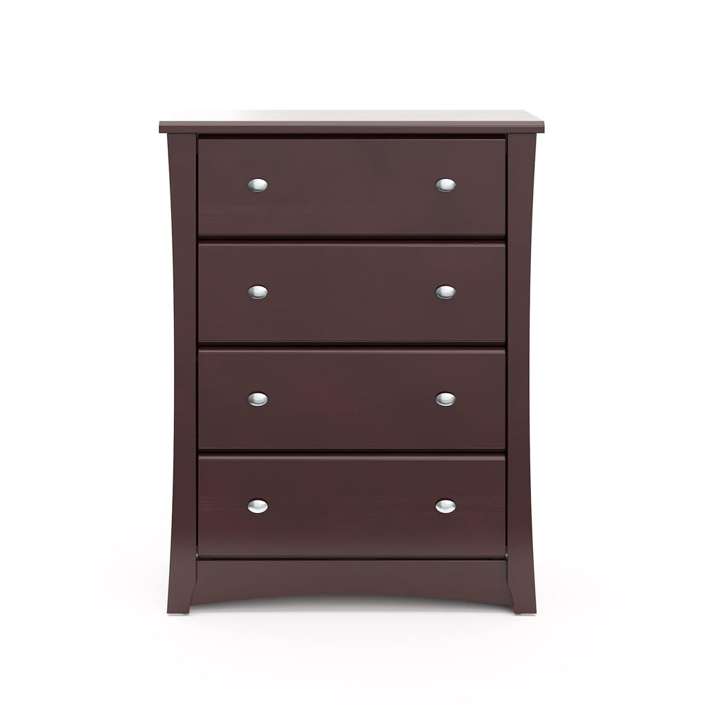 Storkcraft Crescent 6 Drawer Double Dresser (Pebble Gray) – GREENGUARD Gold Certified, For Nursery, Dresser, Kids Nursery Organizer, Chest of Drawers