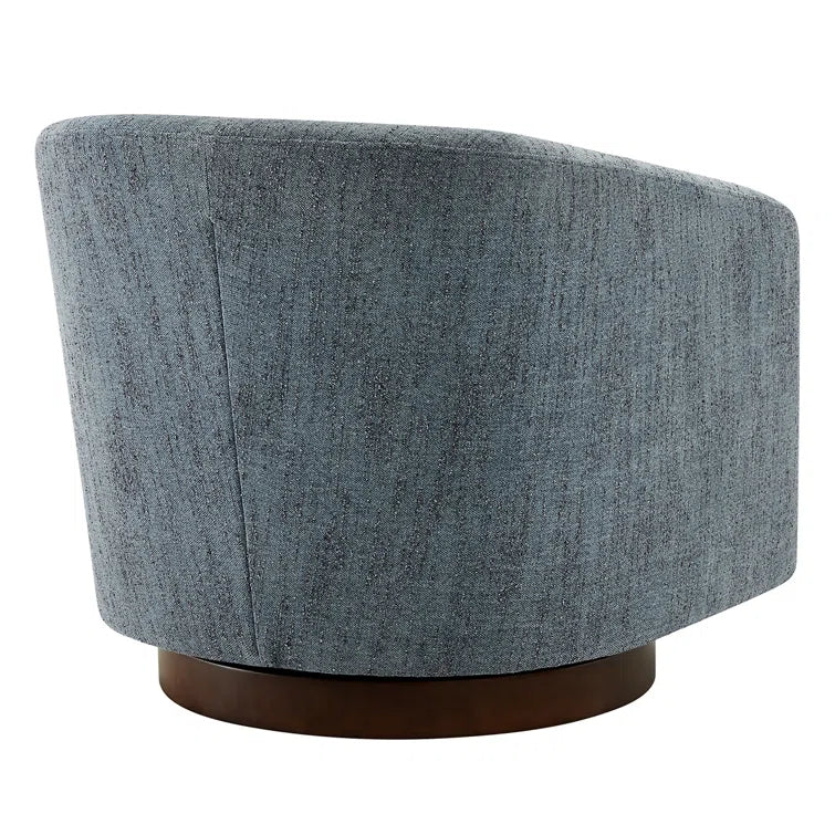 Bennett Upholstered Swivel Barrel Chair