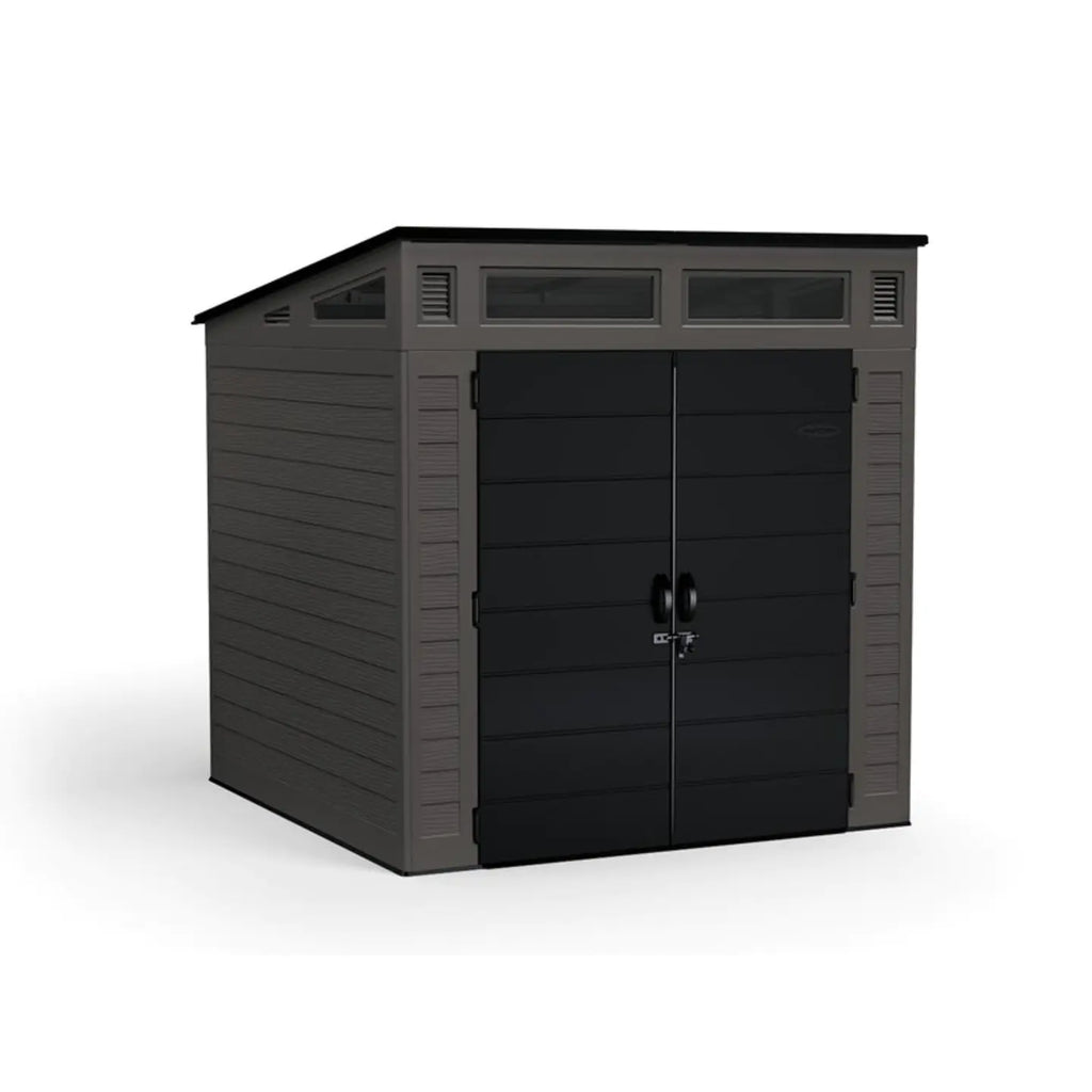 Suncast Modernist 7 ft. W x 7 ft. D Resin Storage Shed