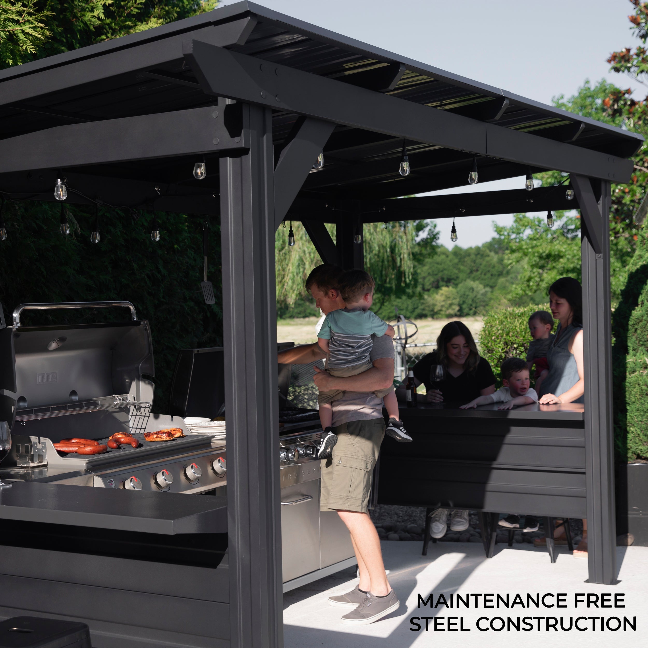 🔥$249🔥Rockport XL Steel Grill Gazebo