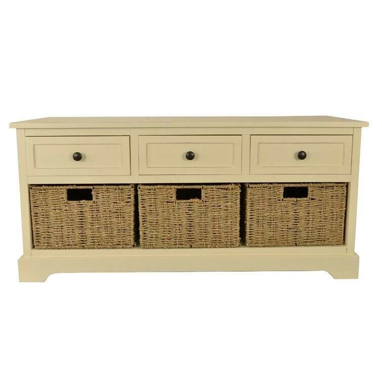 Kaler Drawers Storage Bench