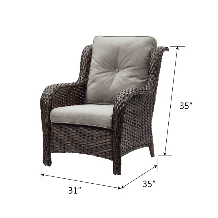 Bonia Wicker Rattan Outdoor Chairs