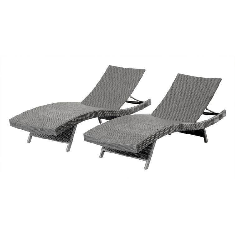 Mirabel 79'' Long Reclining Single Chaise (Set of 2)