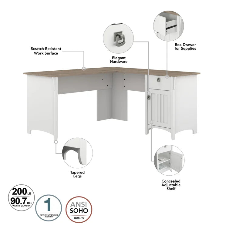 Khadesha 3 Piece Computer Desk Office Set