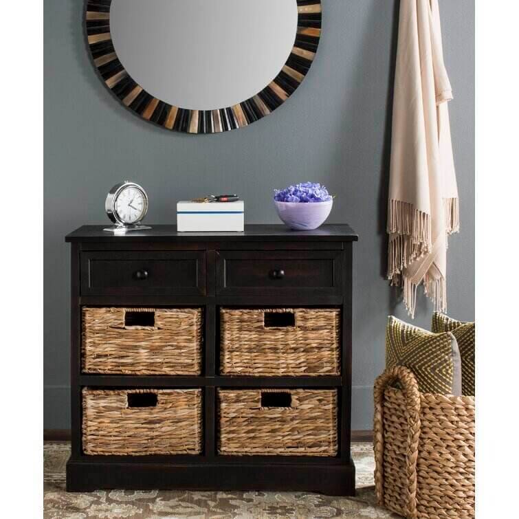 Swick 26'' Tall Solid Wood 2 - Drawer Accent Chest