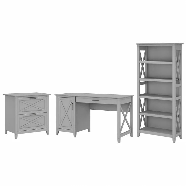 Huckins 3 Piece Rectangular Computer Desk Office Set