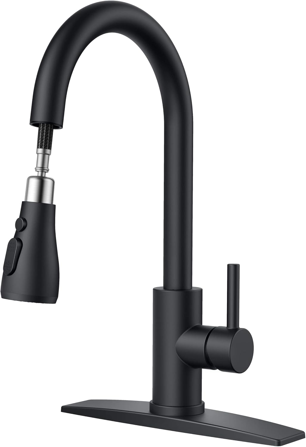 FORIOUS Touchless Kitchen Faucets, Brushed Nickel Kitchen Faucet with Pull Down Sprayer, Single Handle Smart Motion Sensor Kitchen Sink Faucet,Contemporary Hands-Free Sink Faucet for Farmhouse Laundry