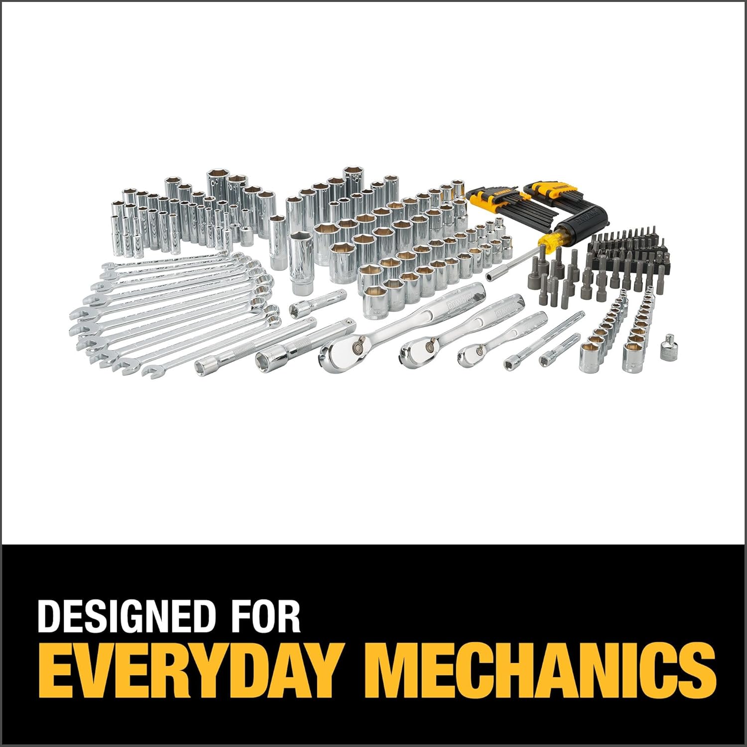 DEWALT Mechanics Tool Set (205-piece) and Screwdriver Bit Set (40-Piece)