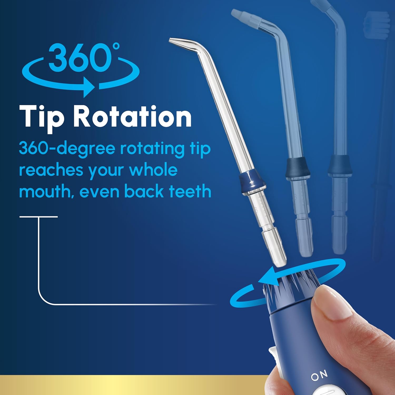 Waterpik Aquarius Water Flosser Professional For Teeth, Gums, Braces, Dental Care, Electric Power With 10 Settings, 7 Tips For Multiple Users And Needs, ADA Accepted, Gray WP-667, Packaging May Vary