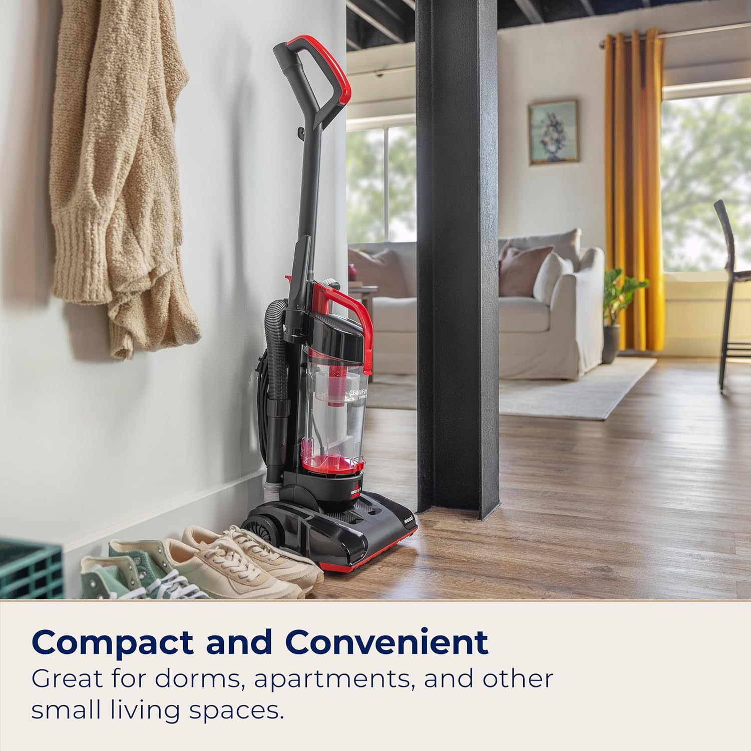Bissell CleanView Compact Upright Vacuum AeroSlim Lithium Ion Cordless Handheld Vacuum