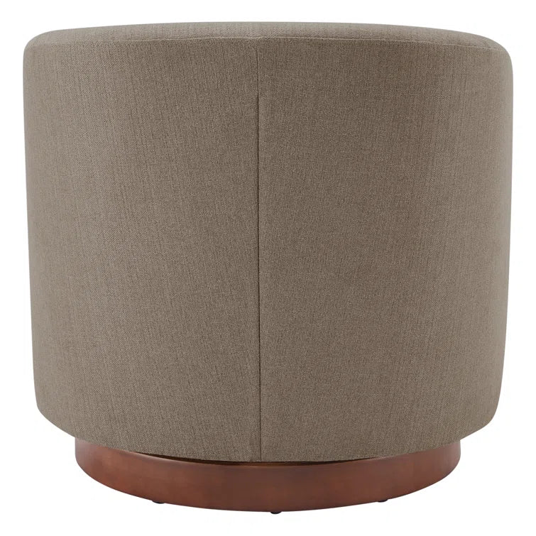 Bennett Upholstered Swivel Barrel Chair