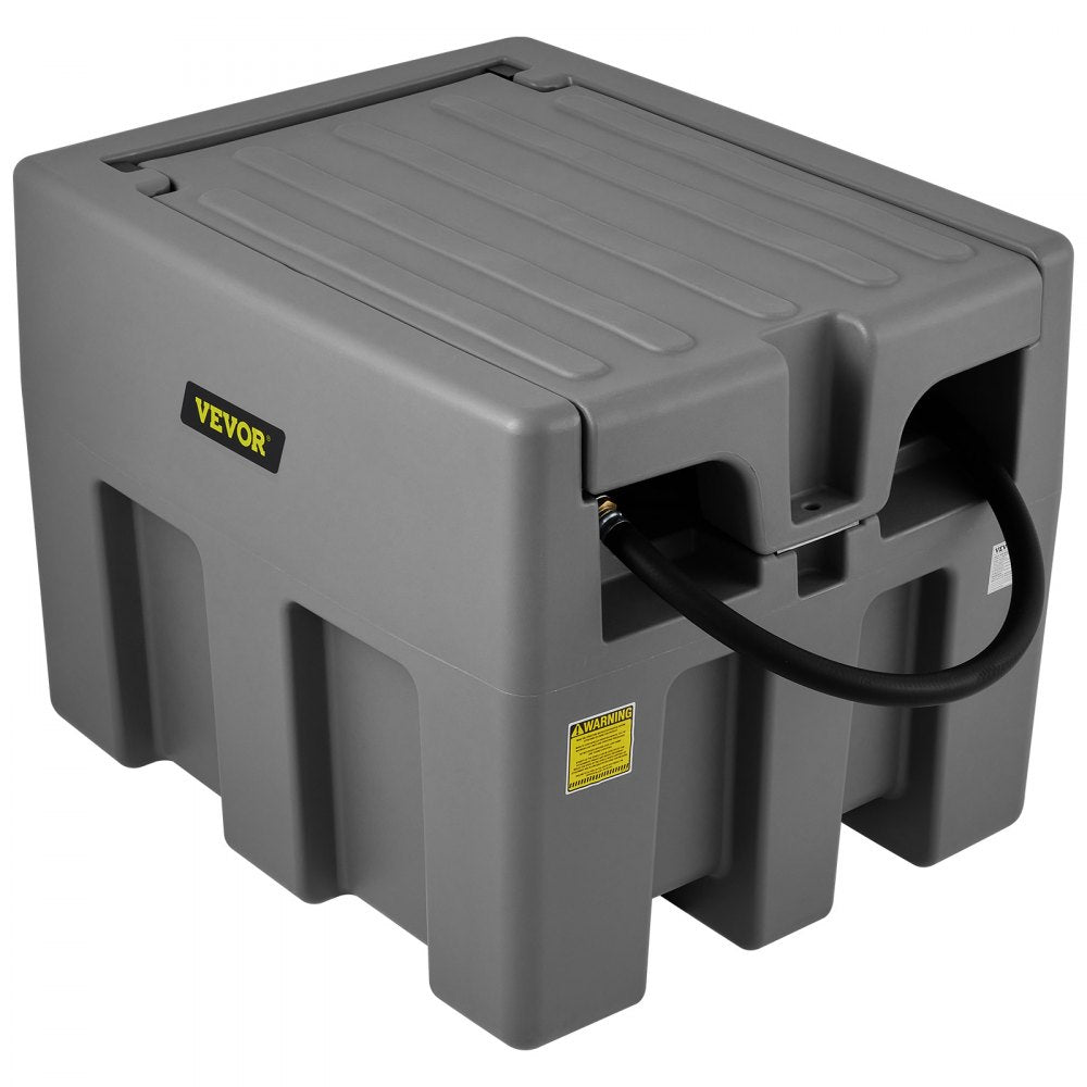 VEVOR Portable Diesel Carry Tank Fuel Caddy 58 Gallon + 12V Transfer Pump