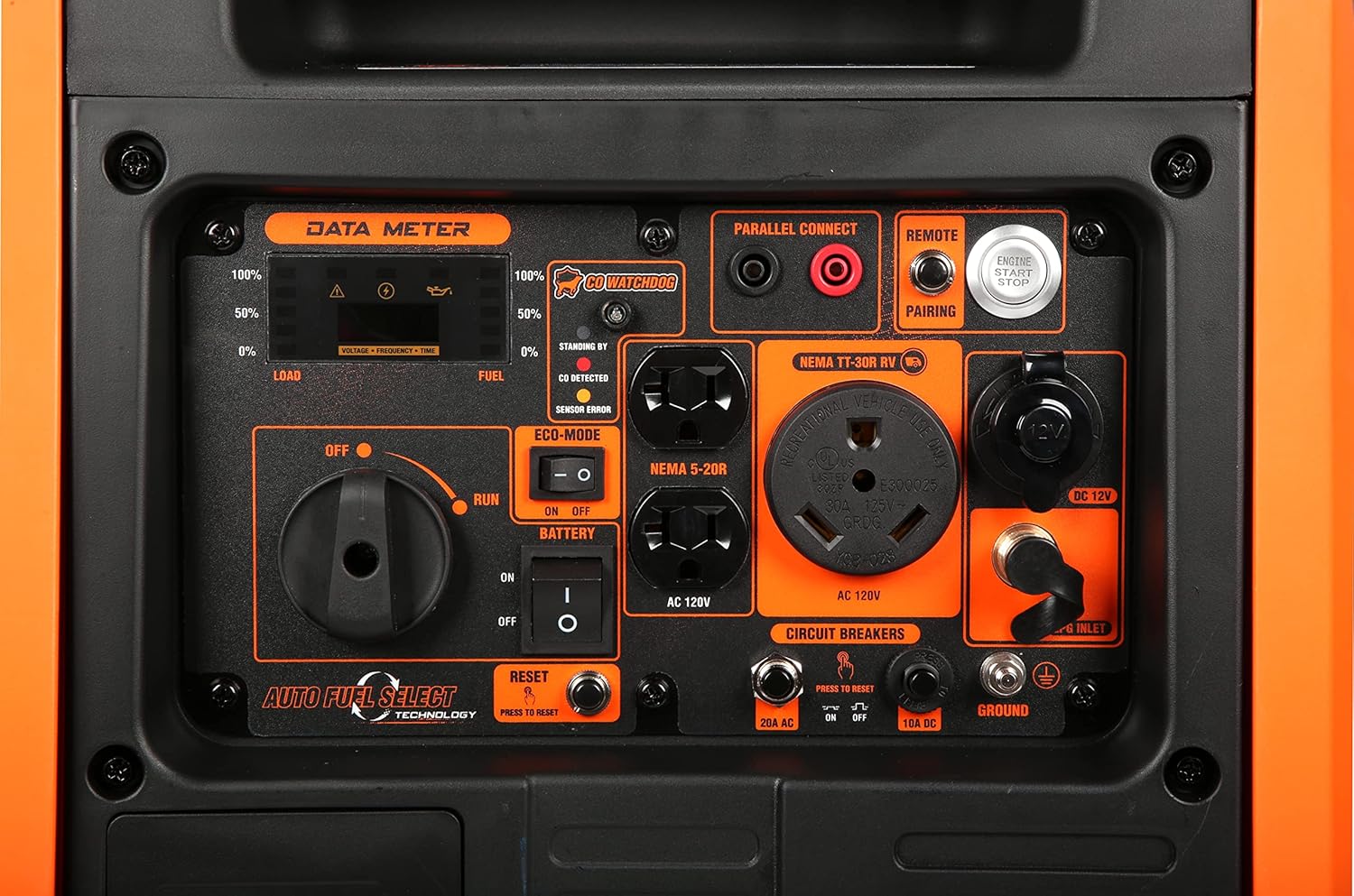 WEN 3800-Watt Inverter Generator, Electric Start, RV-Ready, Portable and Super Quiet with Fuel Shut-Off (56380i)